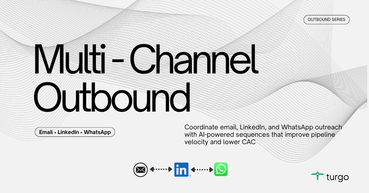 Multi-channel outbound: email + LinkedIn + WhatsApp sequencing explained